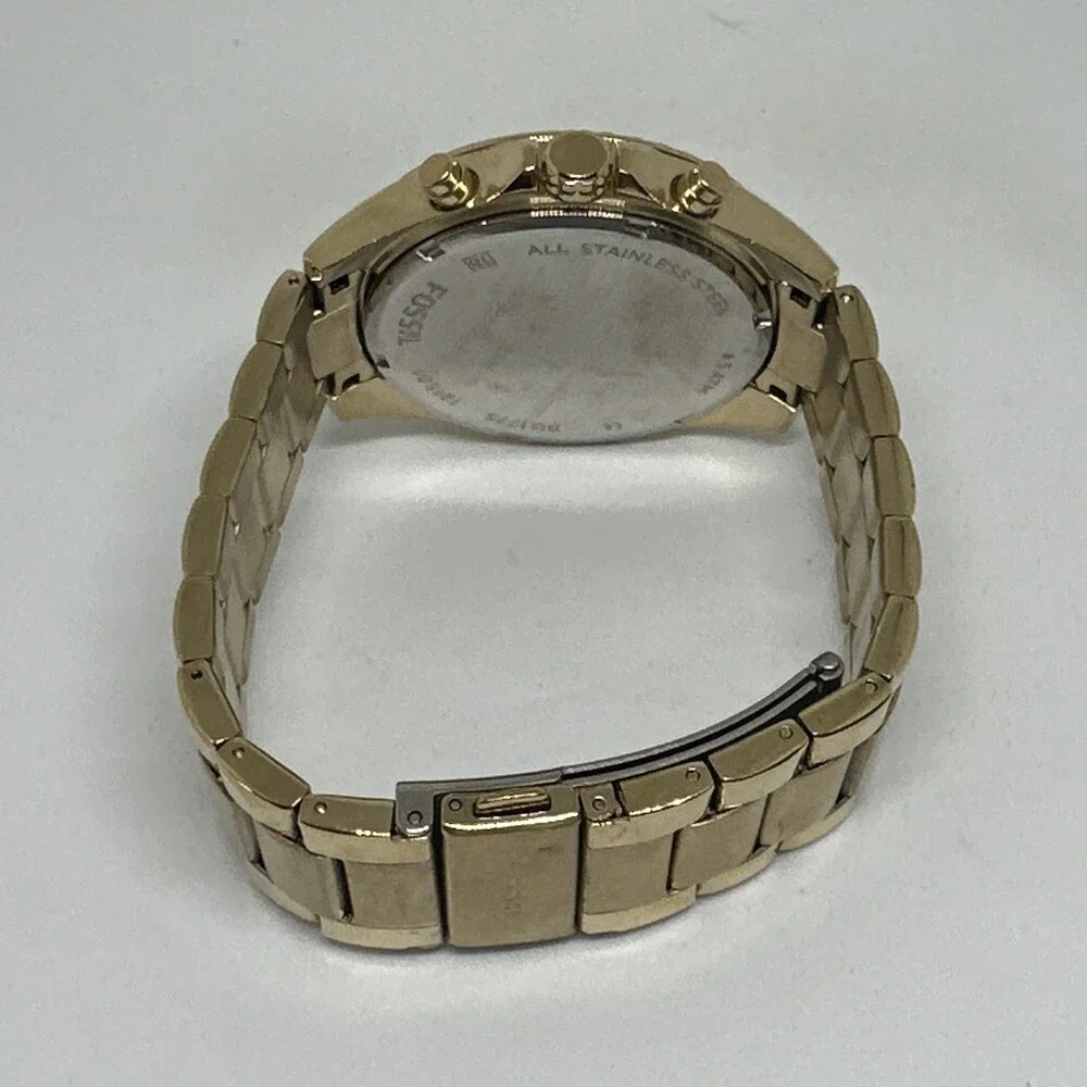 Fossil Modern BQ1775 Womens Gold Stainless Steel Analog Dial Quartz Watch HME682